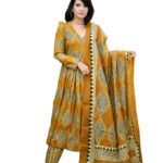 KLOSIA Women's Viscose Kurta and Pant with Dupatta Set