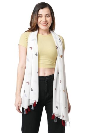 SAHIL SCARF PREMIUM LIGHTWIEGHT PRINTED SCARF WITH BREATHABLE FABRIC AND BOLD LUXURY DESIGN (180X70CM)