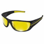 ELEGANTE Unbreakable TR90 HD Polarized Yellow Night Driving Glasses - Chopper - Motorcycle Riding Running Biking