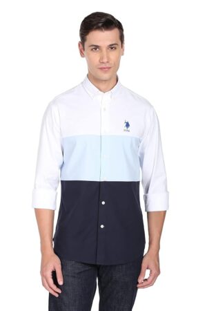 U.S. POLO ASSN. Men's Cotton Regular Fit Shirt